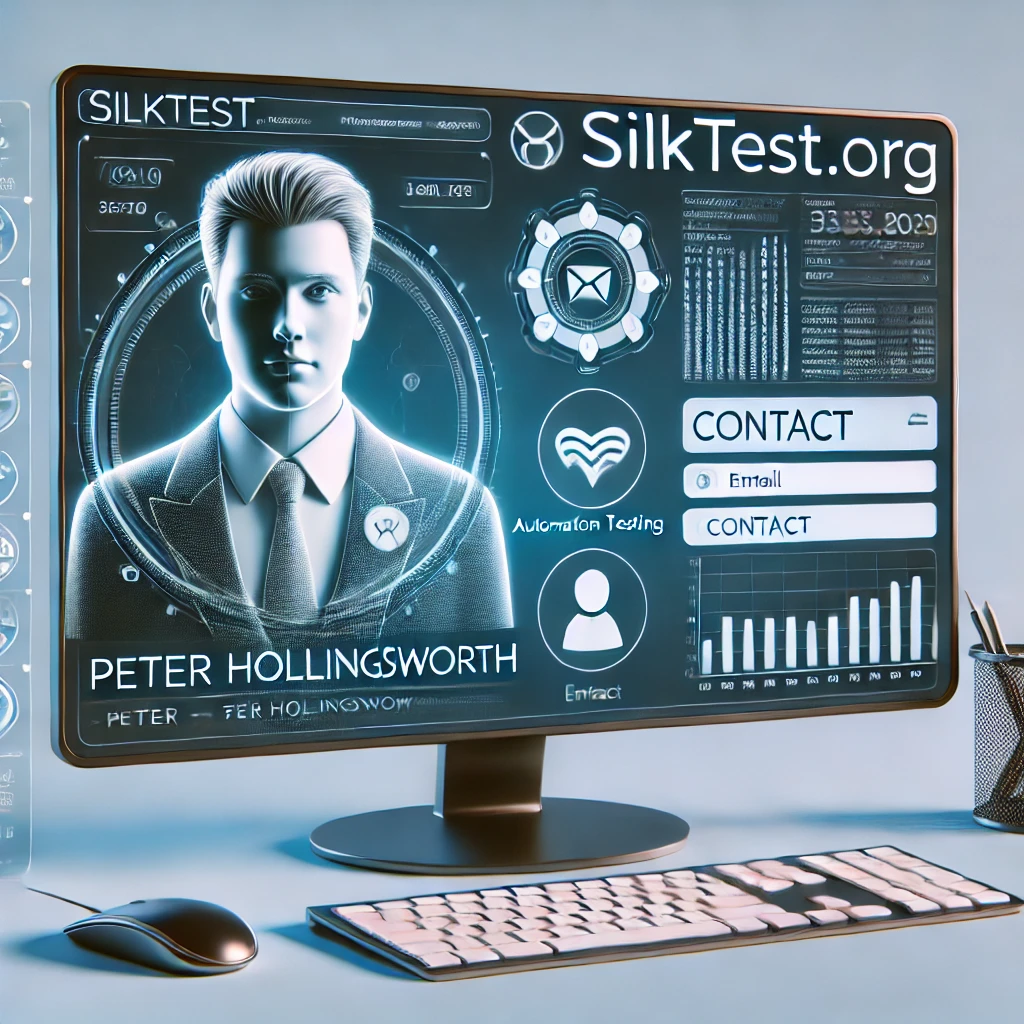 SilkTest.org Peter Hollingsworth Contact: How to Connect with a Leading Test Automation Expert